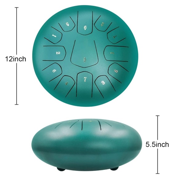 12” large Steel tongue drum - Picture 4 of 5